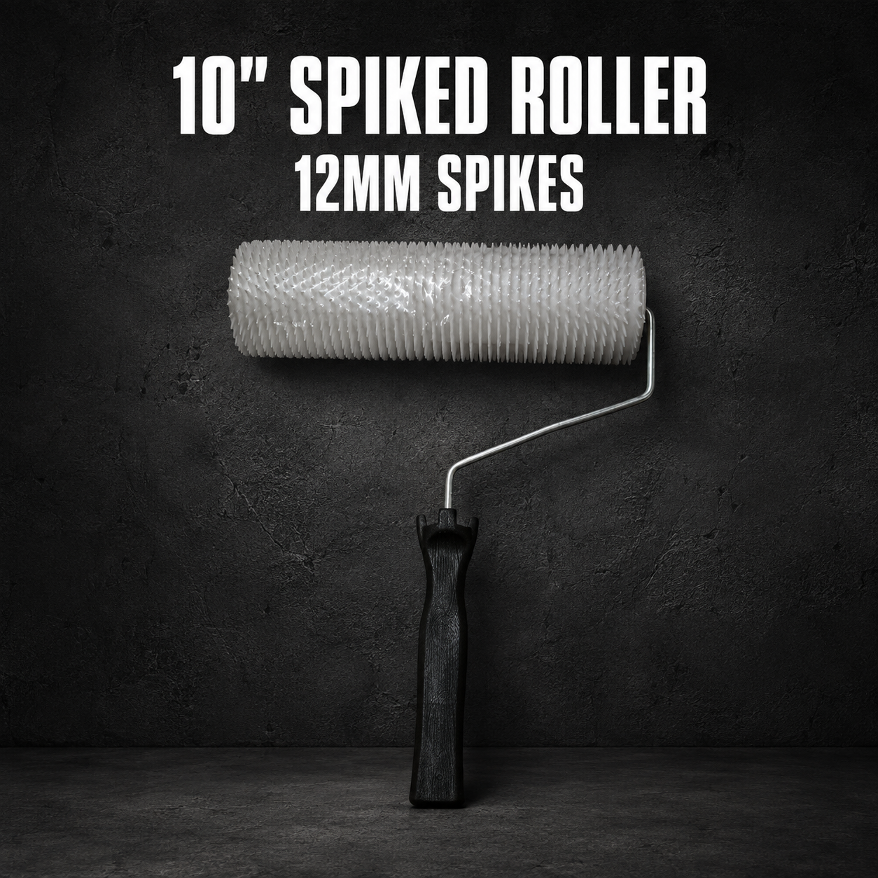 10 inch spiked roller with 12mm spikes