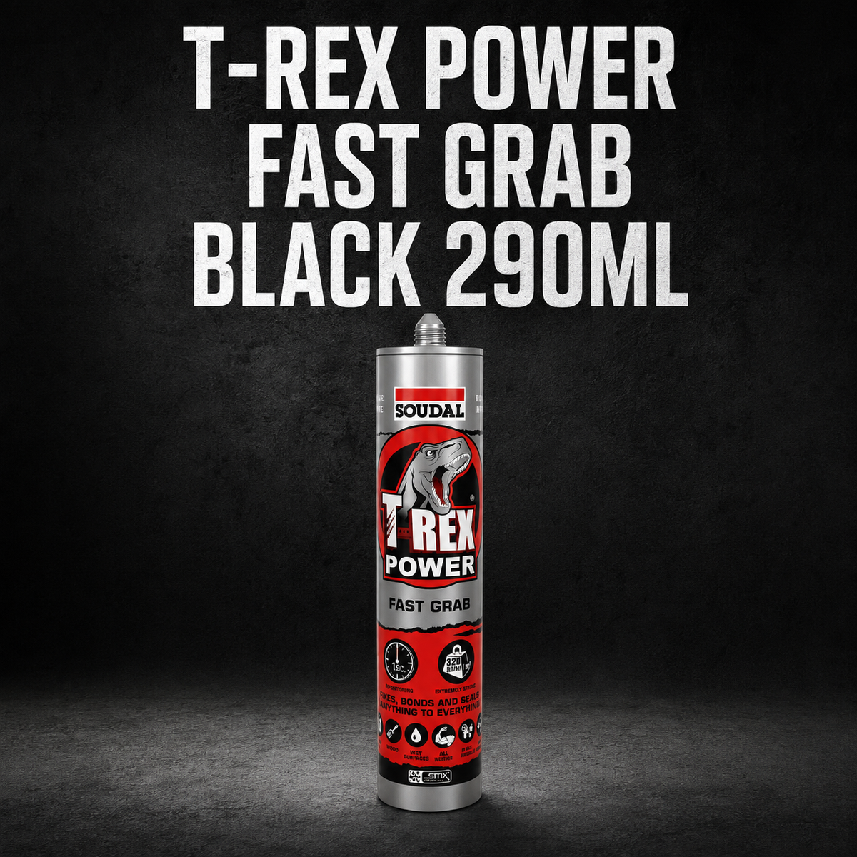 T-Rex Power Fast Grab Black 290ml