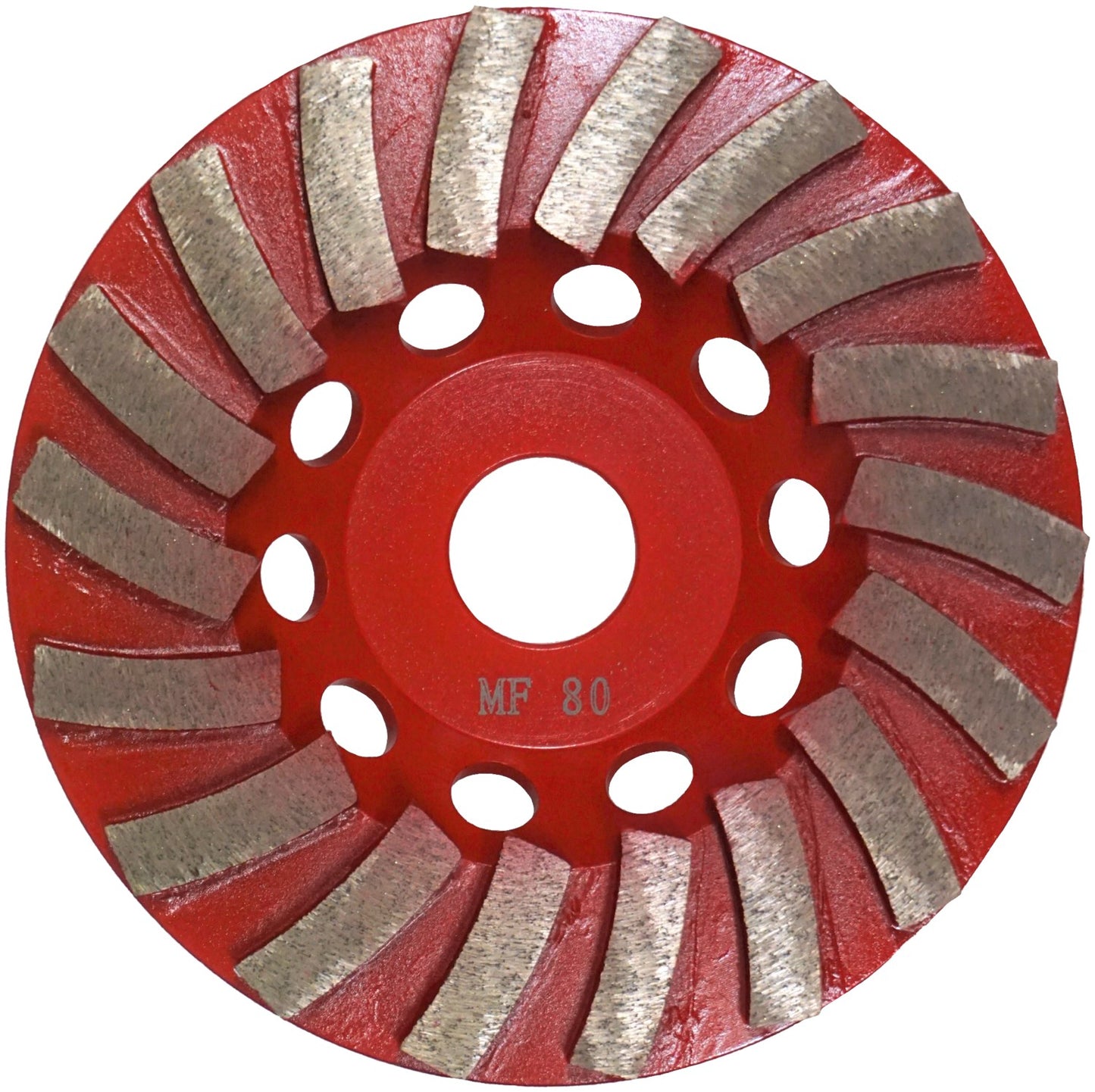 5” 16 Segment Diamond Cup Wheel – 80 Grit Concrete Grinding