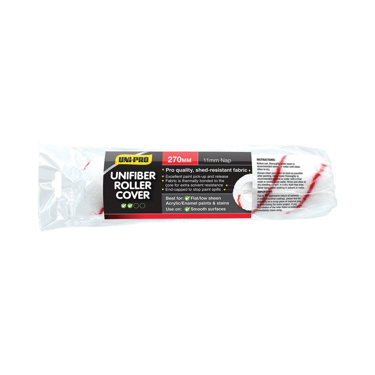 UNI-PRO Unifibre 270mm Roller Cover 11mm Nap