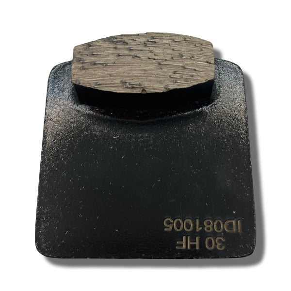 Diamond Coffin Segment (x1) – 30 Grit HF Black Redi-Lock Grinding Shoe