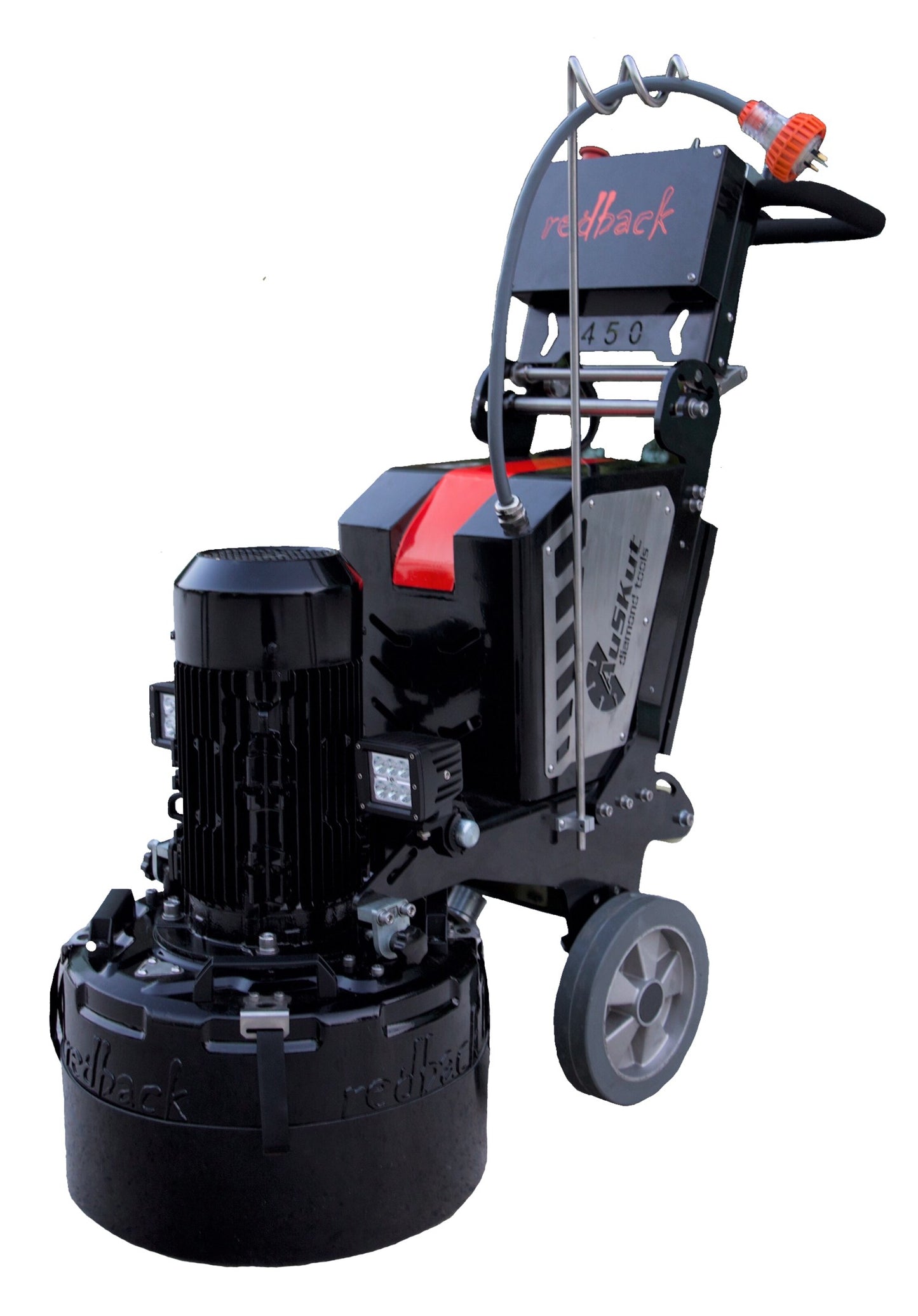 Redback 450mm Single Phase Concrete Grinder – Floor Grinding Machine