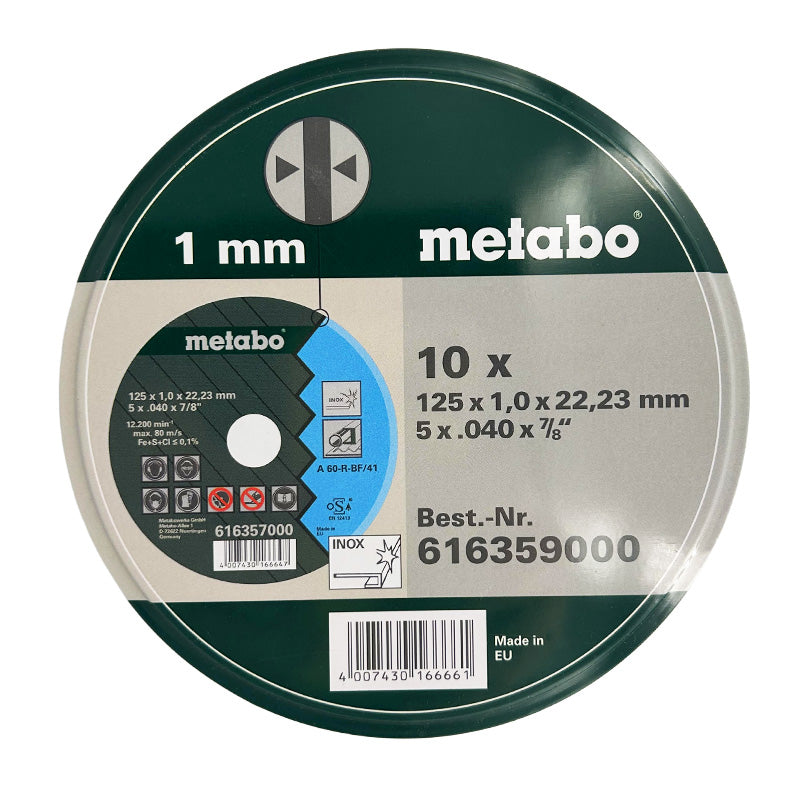 Metabo WEV 15-125 Q 125mm Angle Grinder Bundle