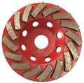 5" 16 Segment 30/40# Cup Wheel Trade MF