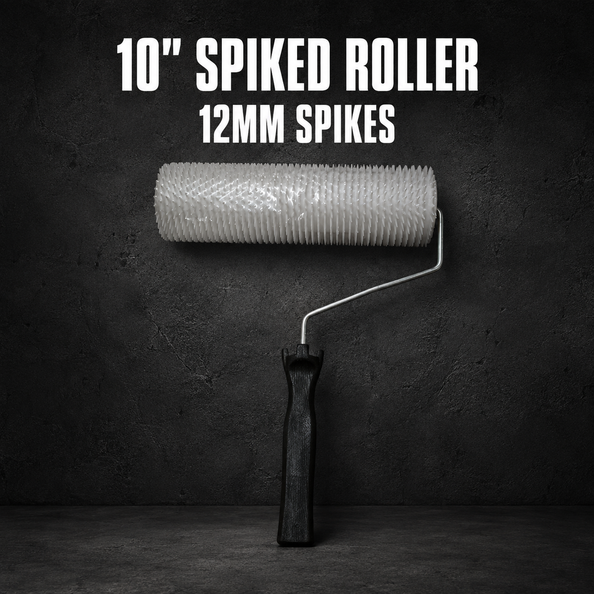 10 inch spiked roller with 12mm spikes