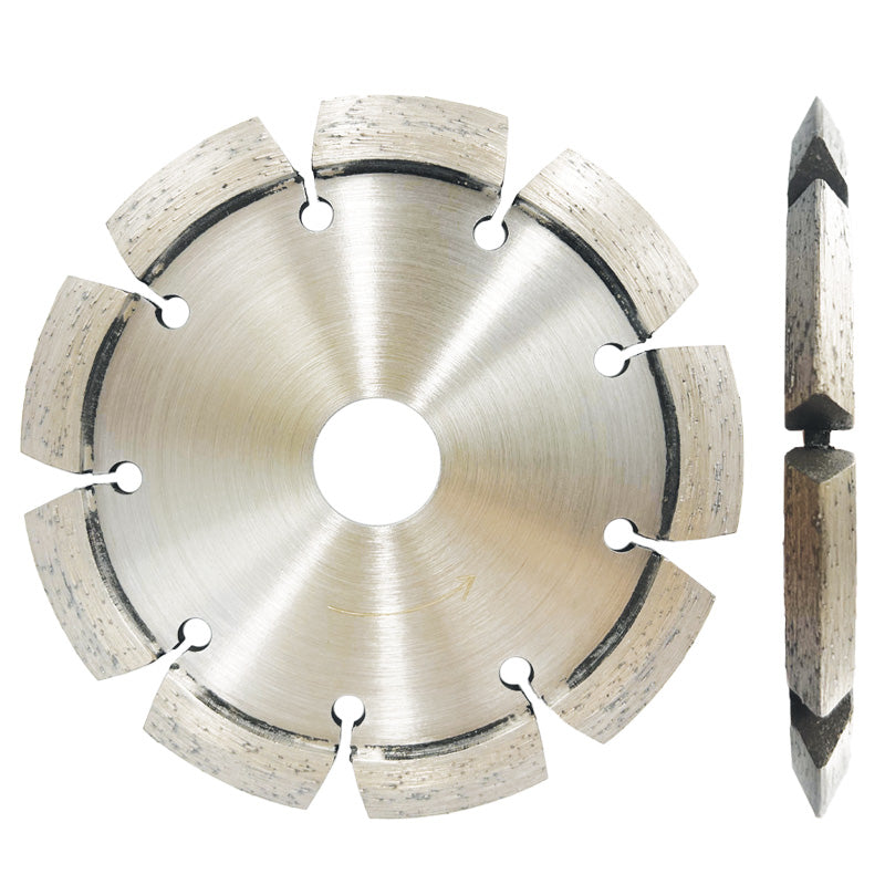 5" Concrete Crack Chasing Blade – V-Segment Diamond Blade (13mm x 9.5mm segements)