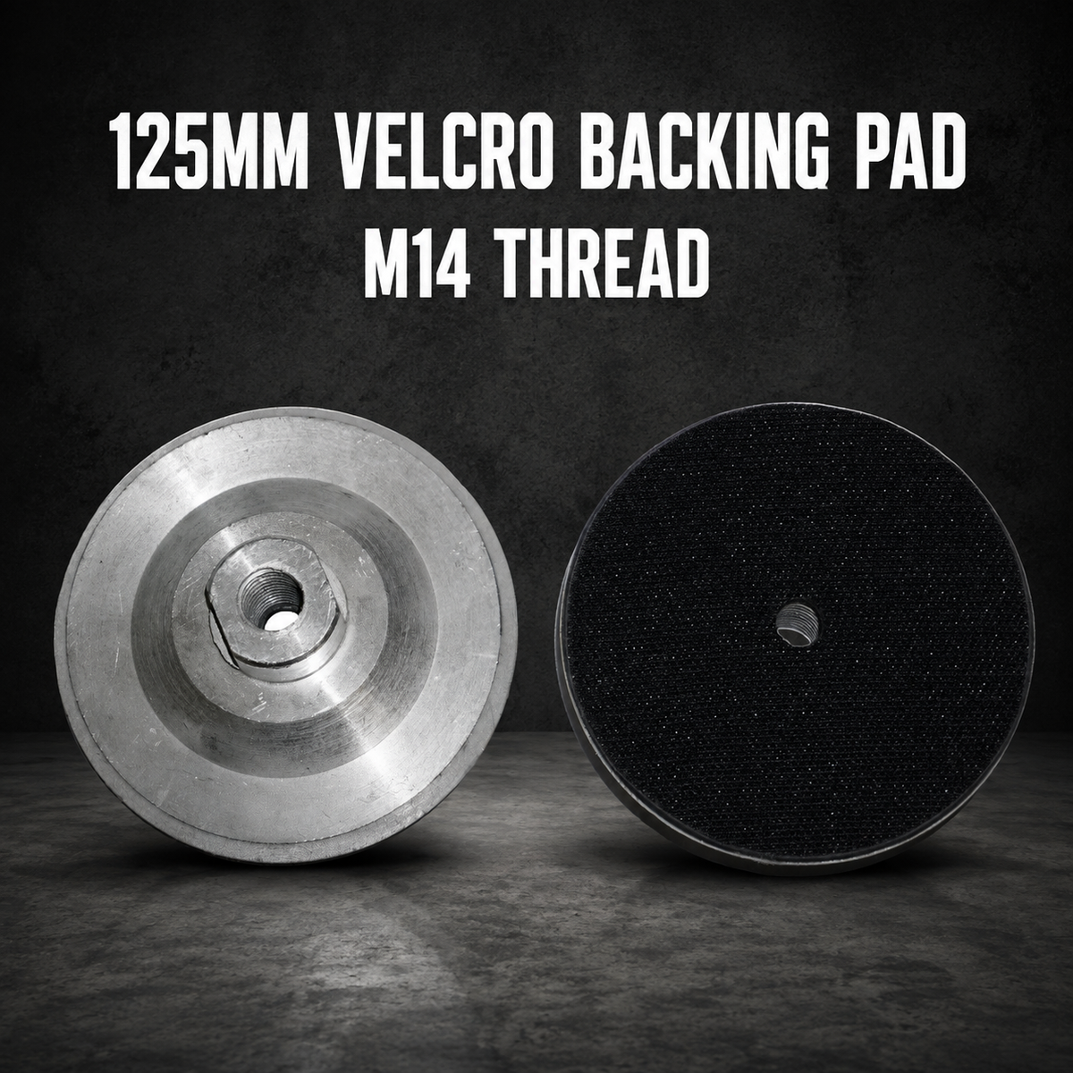 125mm velcro backing pad with M14 thread