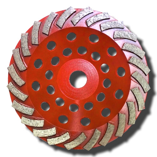 5" 16-Segment Diamond Cup Wheel – 120 Grit Medium Bond Concrete Grinding Wheel