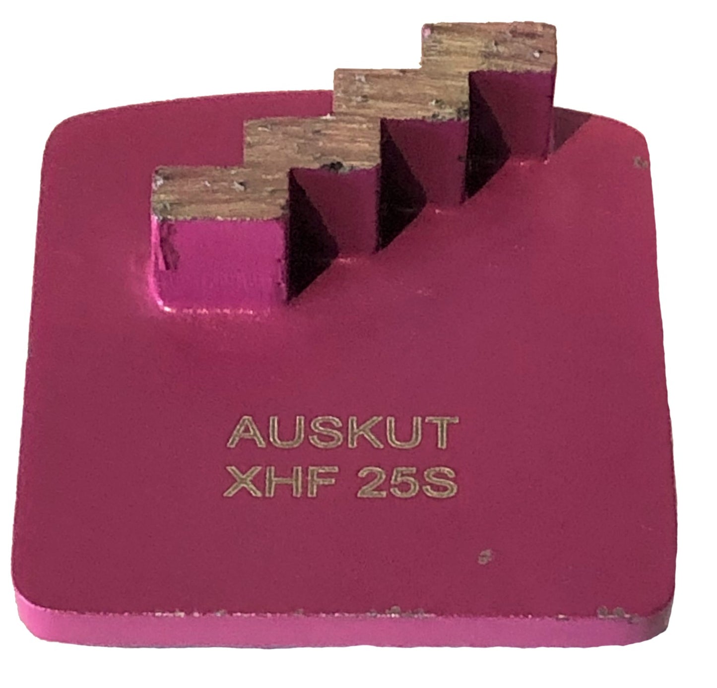 Auskut 25 Grit Diamond Stepped Segment (x1) – XHF Purple Redi-Lock Grinding Shoe