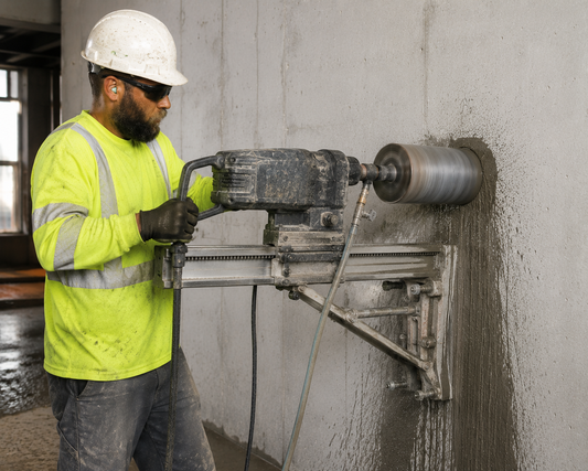 132mm x 450mm Core Drill Barrel – Megalodon Segmented