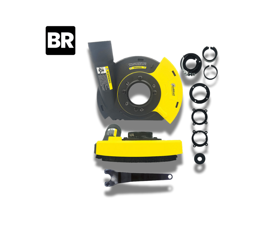 5" Auskut dust shroud with inserts