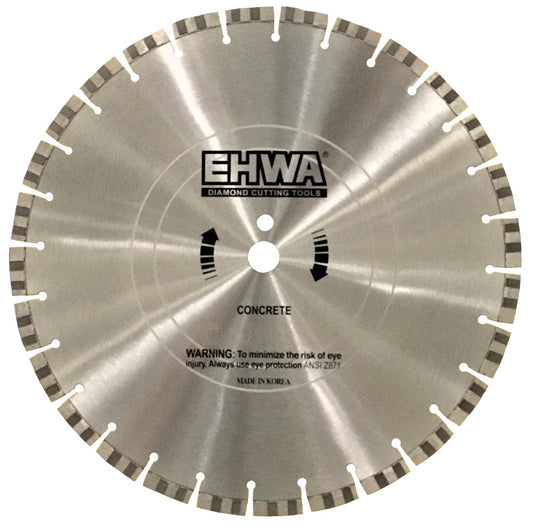 16" Diamond Concrete Blade – EHWA Pro Quick Cut (12x3mm Segments)