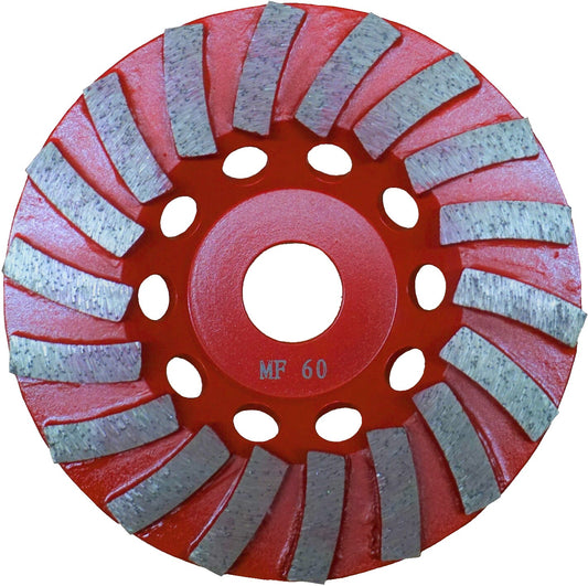 5” 16 Segment Diamond Cup Wheel – 60 Grit Concrete Grinding Wheel (125mm)