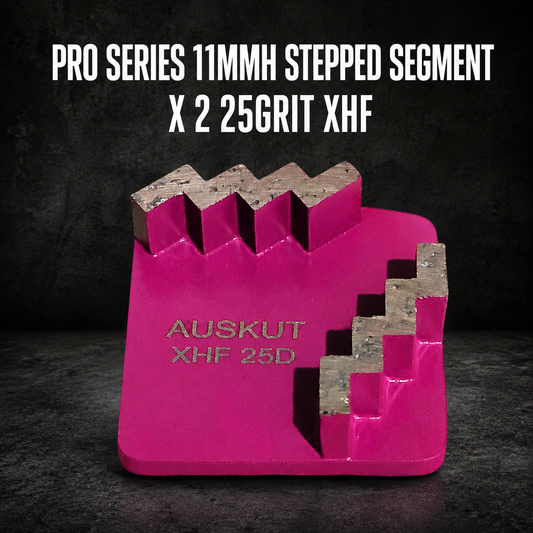 Pro Series 11mmH Stepped Segment x 2 25Grit XHF (PURPLE)