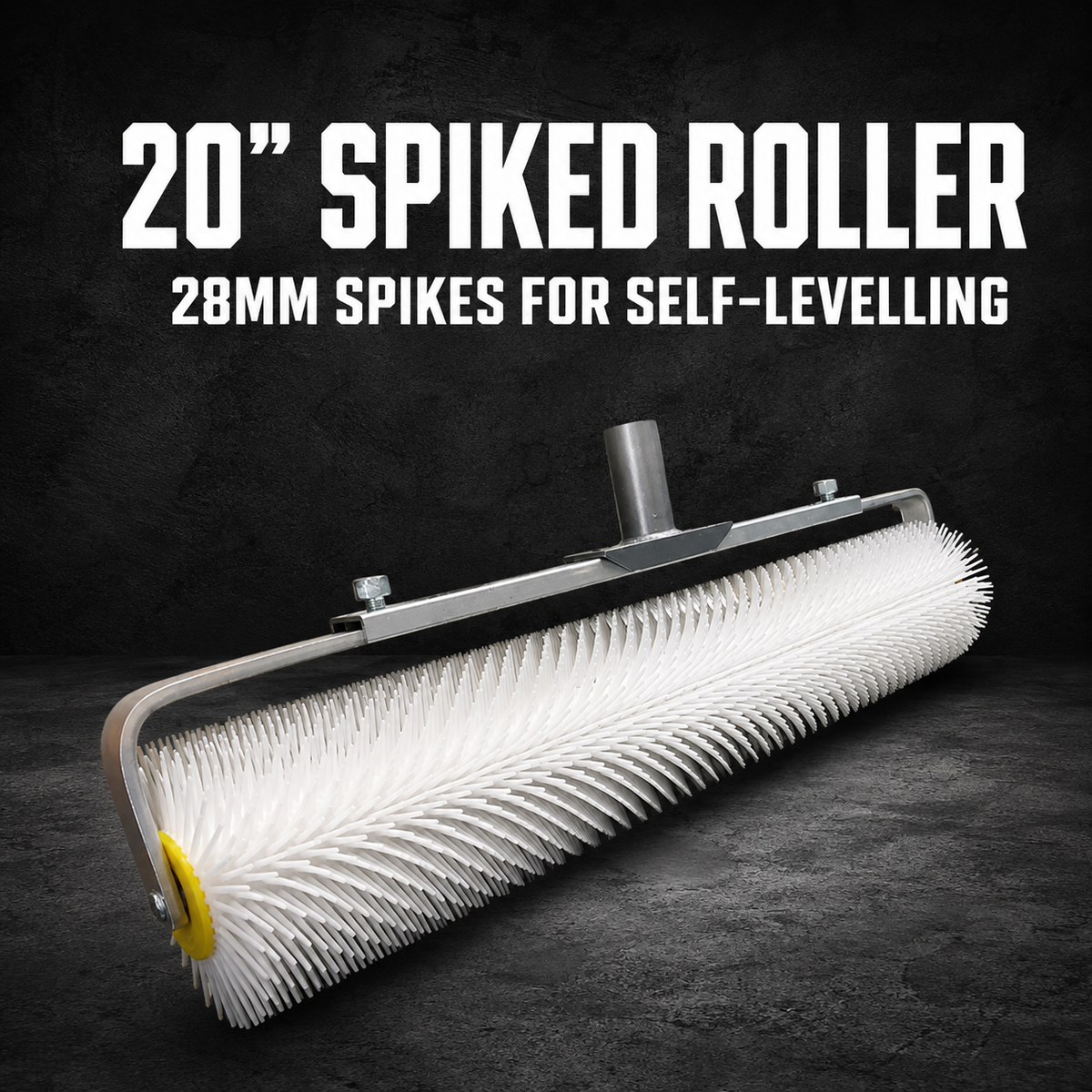 20” Spiked Roller – 28mm Spikes for Self-Levelling Compound & Epoxy Coatings