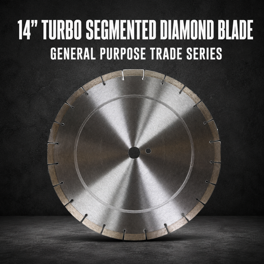 14” Turbo Segmented Diamond Blade – General Purpose Trade Series (12mm Height)