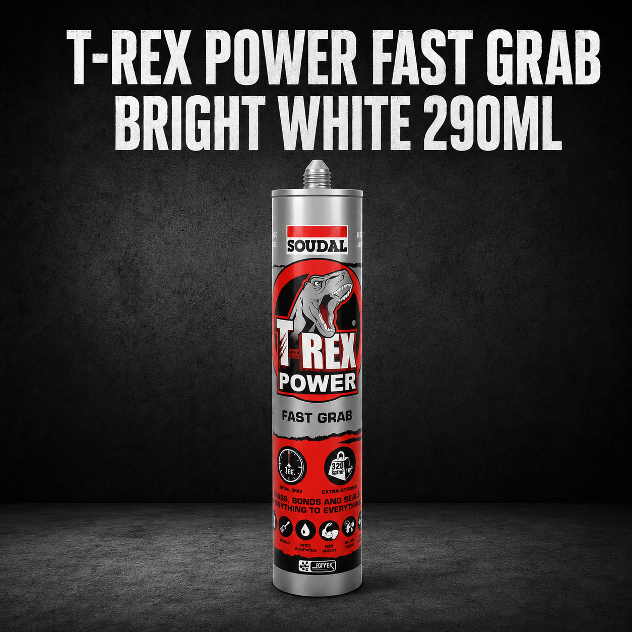 T-Rex Power Fast Grab Bright White 290ml