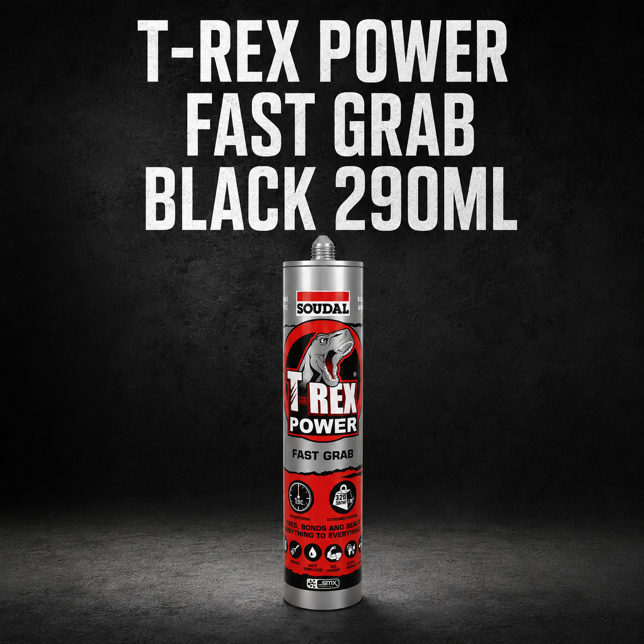T-Rex Power Fast Grab Black 290ml