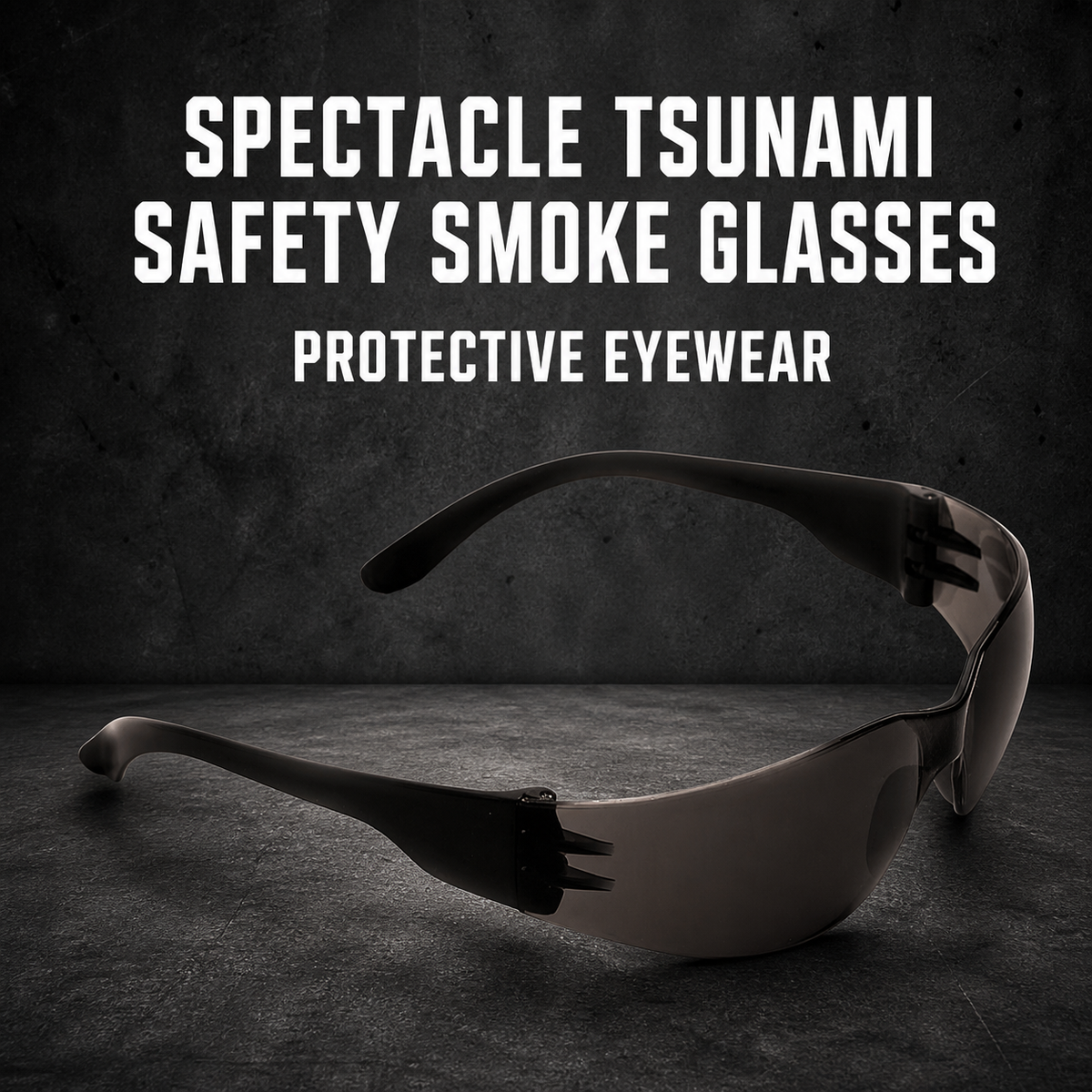 Spectacle Tsunami Safety Smoke Glasses – Protective Eyewear