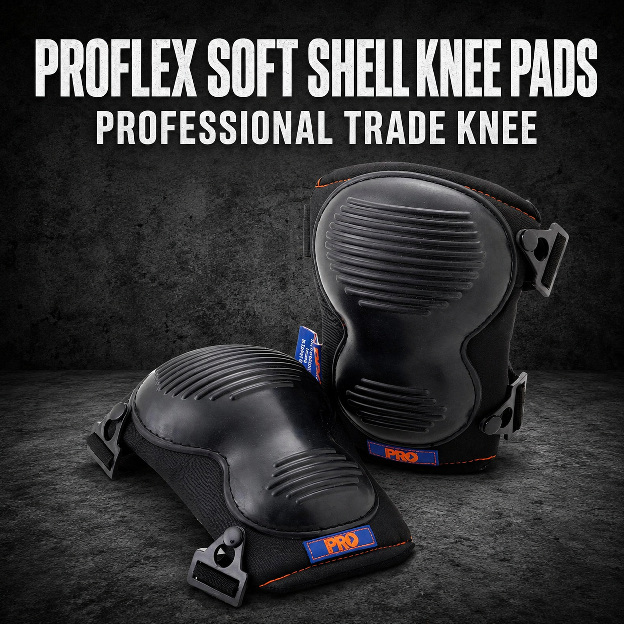 Proflex Soft Shell Knee Pads – Professional Trade Knee Protection