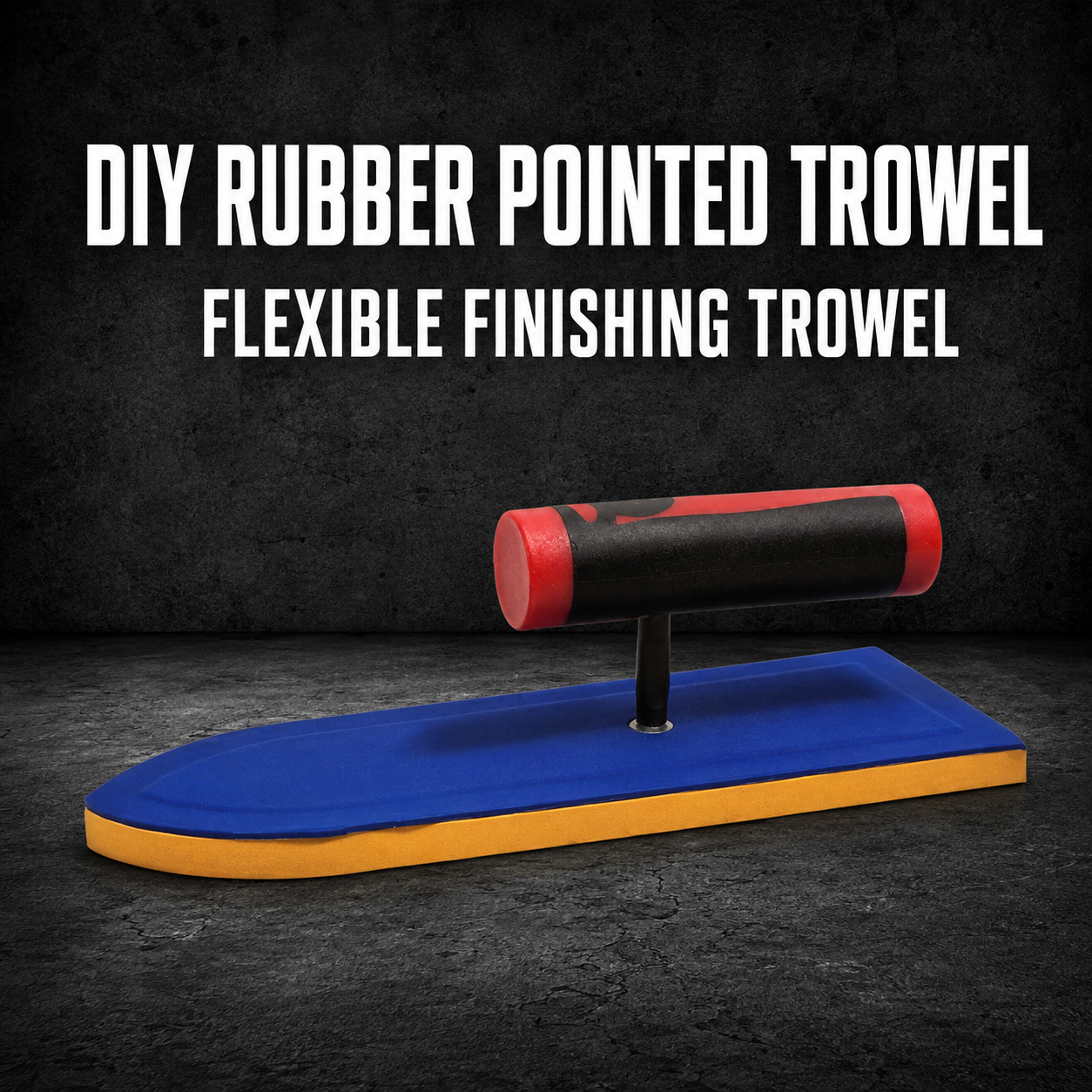 DIY Rubber Pointed Trowel – Flexible Finishing Trowel