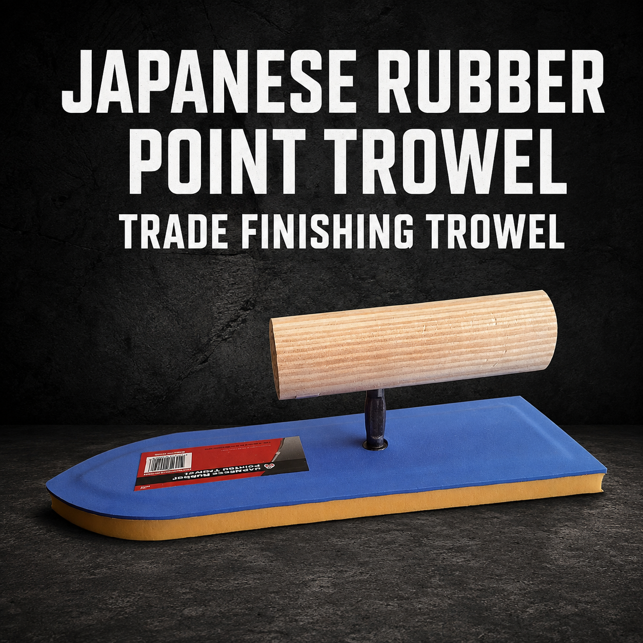 Japanese Rubber Point Trowel – Trade Finishing Trowel
