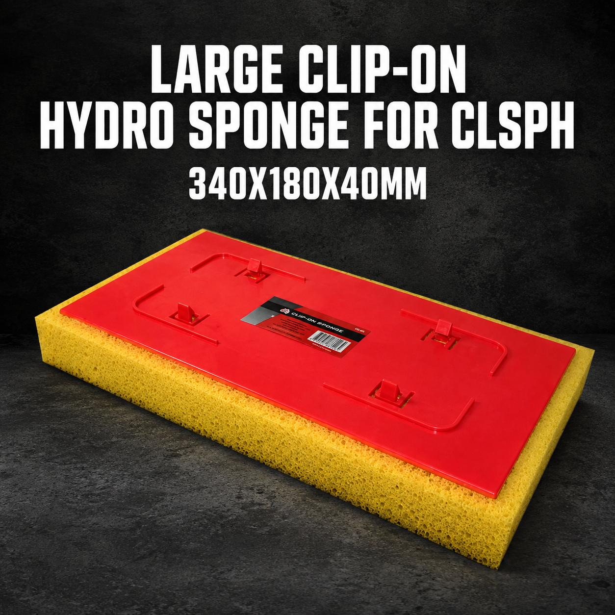 Large Clip-On Hydro Sponge for CLSPH – 340x180x40mm