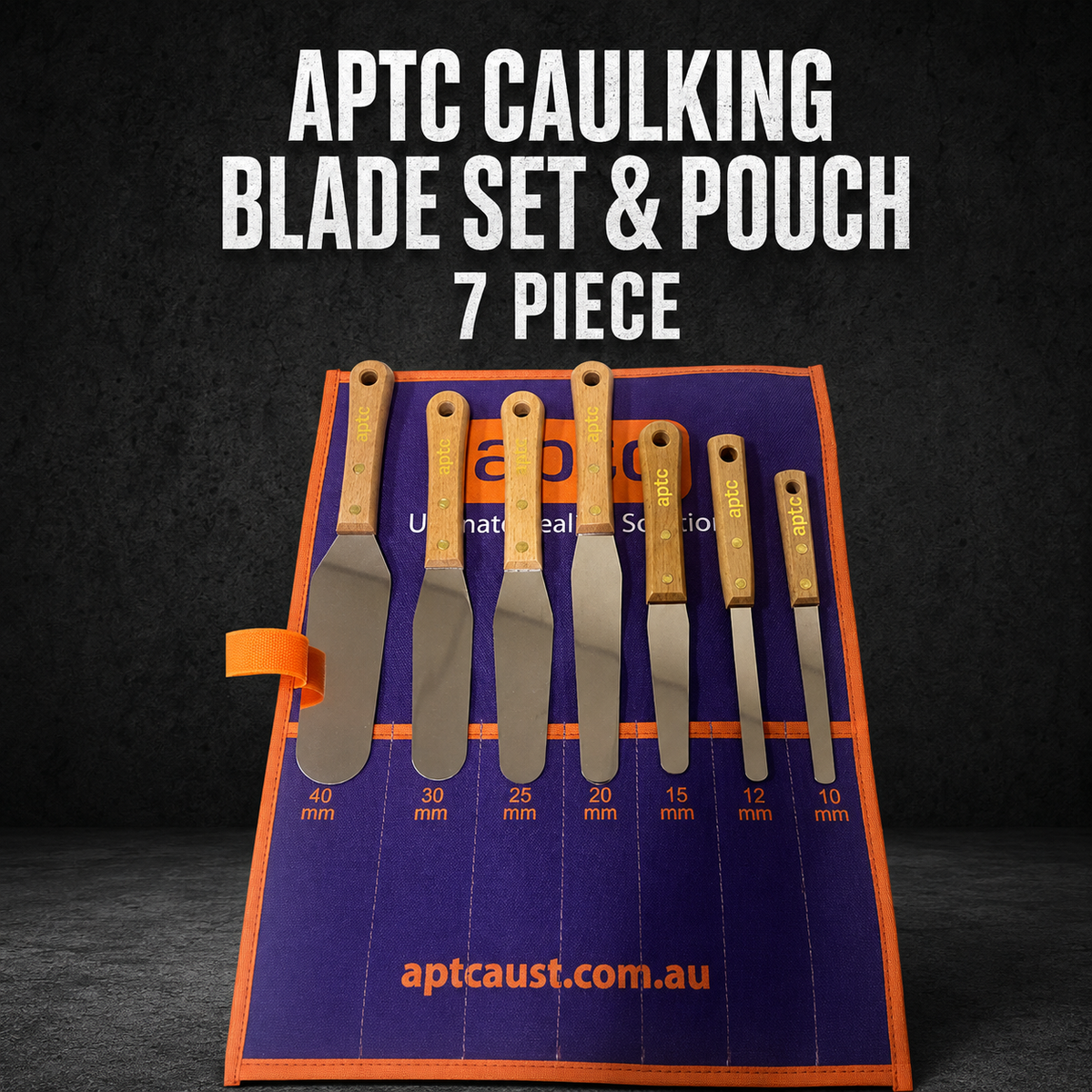 APTC Caulking Blade Set & Pouch – 7 Piece