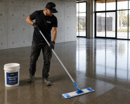 600mm Aluminium Microfibre Mop Handle – Concrete Floor Sealer Applicator