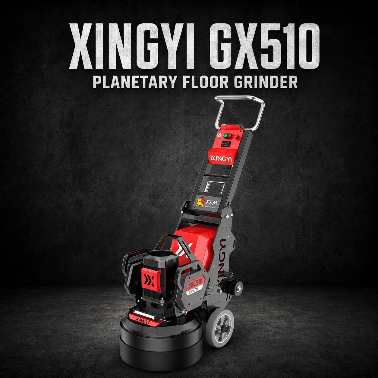XINGYI GX510 Planetary Concrete Floor Grinder-4kW 240V