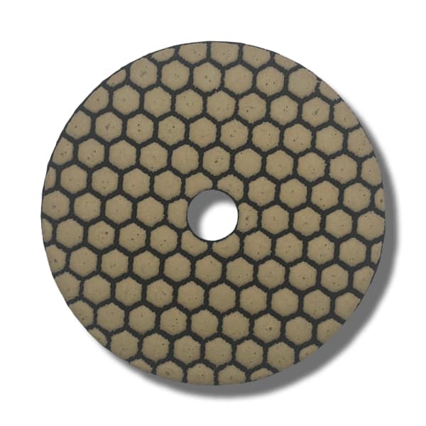 5” Hexagonal Resin Polishing Pad – 400 Grit Honed Finish (1.5mm)