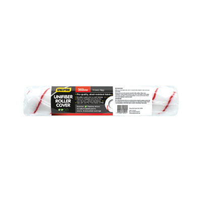 Unifibre 360mm Paint Roller Cover – 11mm Nap Shed Resistant Sleeve (Smooth Finish)