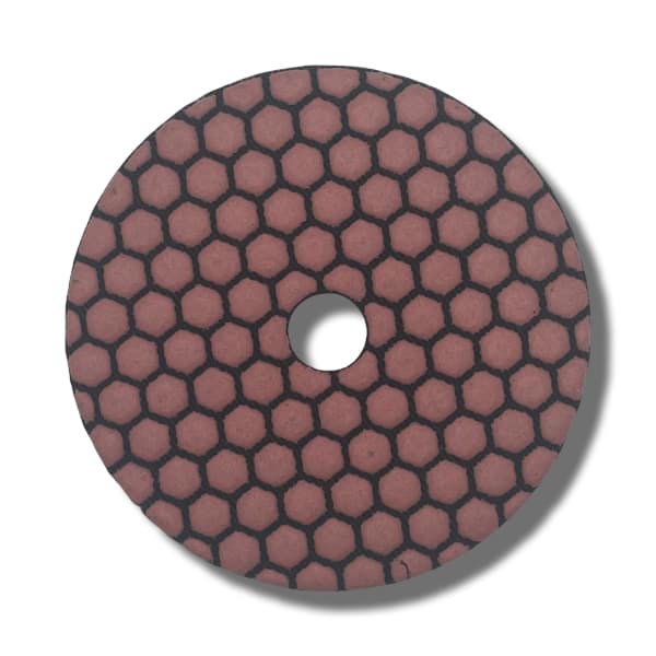 5” Hexagonal Resin Polishing Pad – 30 Grit Honed Finish (1.5mm)