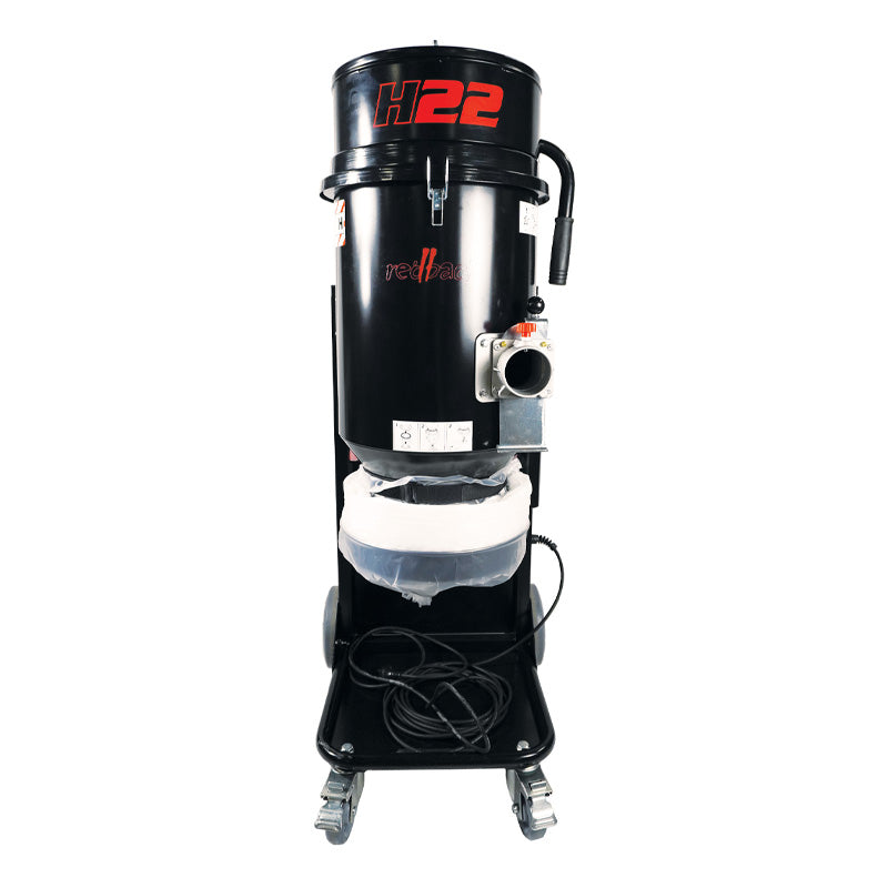 Redback H22 Dust Extractor – H-Class Concrete Grinding Vacuum