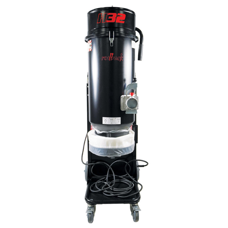 Redback H-Class Dust Extractor – 240V 15A 3600W 3 Motor Continuous Bagging