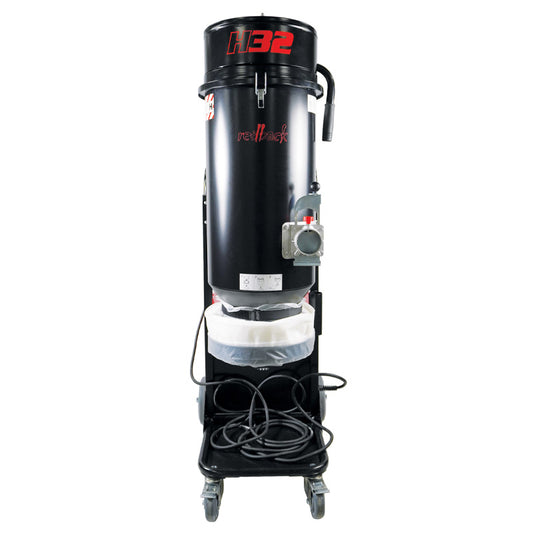 Redback H-Class Dust Extractor – 240V 15A 3600W 3 Motor Continuous Bagging